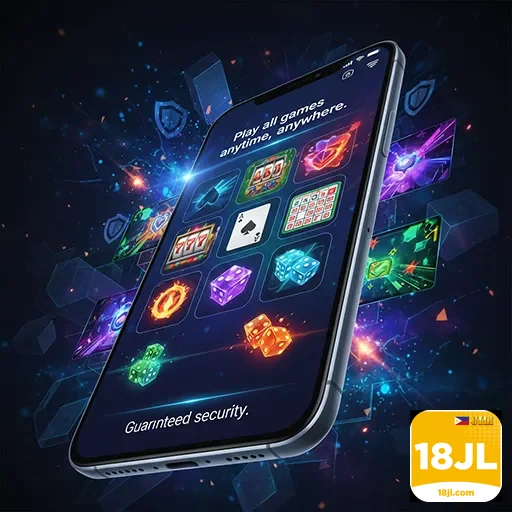 Mobile player enjoying casino games anytime, anywhere